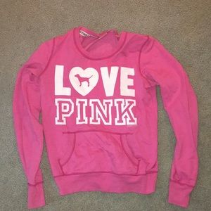 Pink sweatshirt